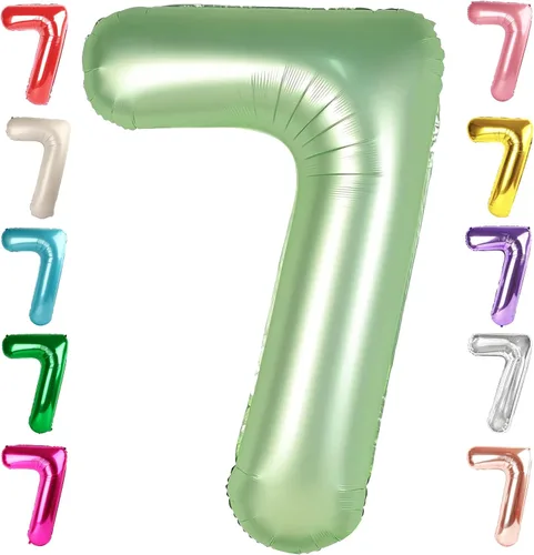 Vista 208 de Globos del números 0 de 40 pulgadas para formar los números 10, 20, 30, 40, 50, 60, 70, 80, 90, 100, para decoración de cumpleaños, bodas, eventos
