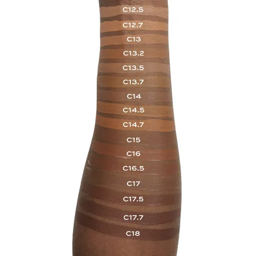 Vista 5 de Makeup Revolution Corrector para ocultar e hidratar, cobertura completa y acabado mate, C15 para tonos de piel oscuros, vegano y libre de crueldad