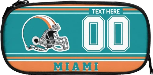 Vista 12 de Estuche para lápices Arizona, caja de lápices con nombre y número personalizados, estuche personalizado de estilo de fútbol, estuche de bolígrafo