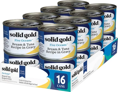 Vista 17 de Solid Gold Comida Húmeda Paté Sabor Festín - Paquete de Muestra de 3 Unidades - Comida enlatada para gatos hecha con pollo real - Sin granos