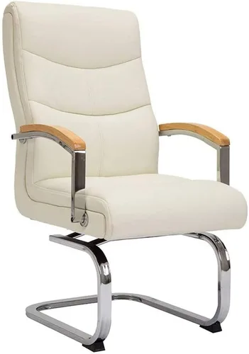 Vista 4 de Executive Office Adjustable Ergonomic Computer Chair with Waterfall Seat Edge, Bonded Leather(Black)