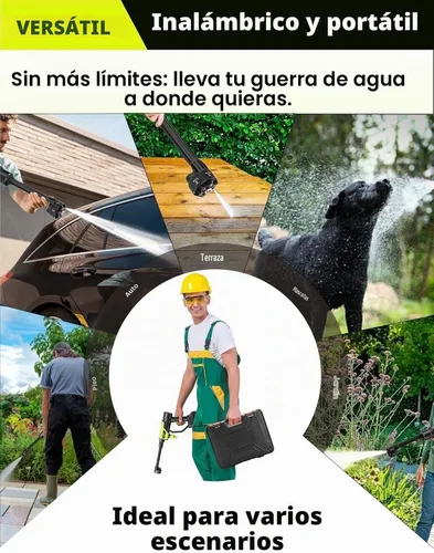 Vista 6 de Lavadora portátil inalámbrica, lavadora eléctrica portátil ligera