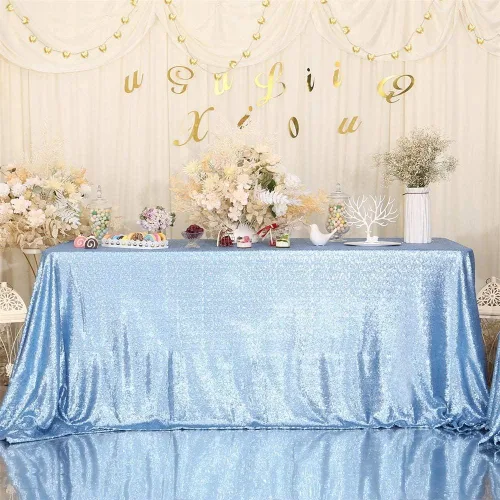 Vista 28 de Eternal Beauty Mantel rectangular cuadrado de 50 x 50 pulgadas para tartas, postres, exposiciones, fiestas, eventos de cumpleaños