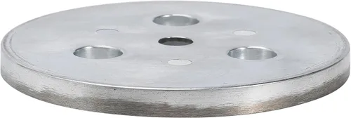 Vista 2 de Placa de peso de ánodo de zinc con lazos de plástico, placa de zinc en tu cesta de skimmer, cesta de desnatador, peso de ánodo de zinc