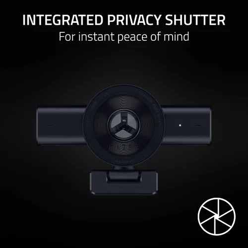 Vista 10 de Razer Kiyo V2 Webcam para transmisión y colaboración 4K 30 Fps, negro