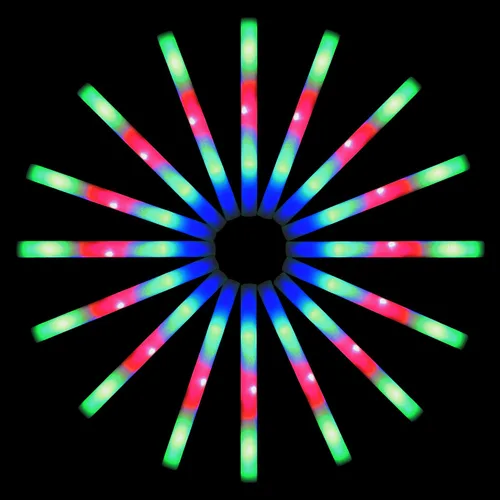 Vista 9 de Palos de luz de espuma Mr Party King 16" (20 piezas)