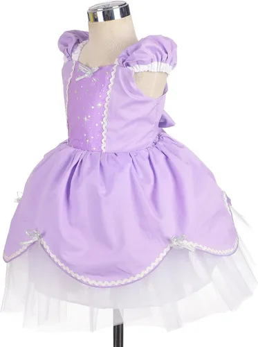 Vista 8 de Lito Angels Disfraz de princesa de verano para niñas pequeñas con accesorios