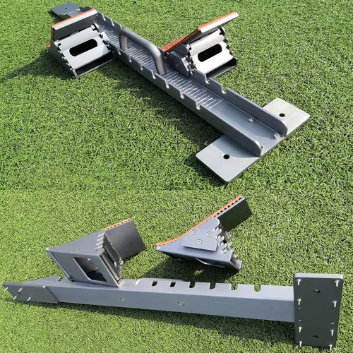 Vista 8 de 35in High-Level Starting Blocks Aircraft Grade Aluminum Running Track Blocks Waterproof and Rustproof Adjustable Pedals for Track and Field