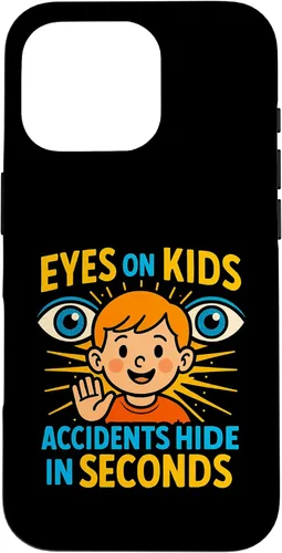 Vista 20 de Eyes on Kids Child Safety Gift for Moms, Granny, Grandad Case for iPhone 16