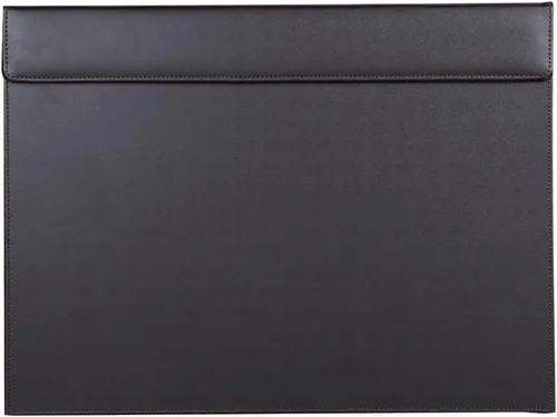 Vista 11 de KINGFOM Vade para escritorio de cuero sintético ultra suave con clip para papel A3/A4, protector de mesa para dibujo y escritura, grande de 24"x18