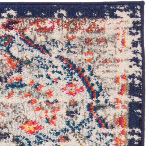Vista 7 de SAFAVIEH Colección Madison MAD447B - Tapete bohemio con medallón antiguo y elegante, no desprende pelusa, para la sala, dormitorio, comedor