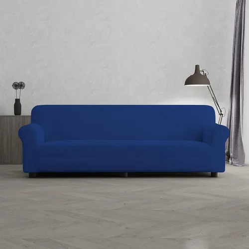 Vista 6 de Più Bello - Fundas bielásticas para sofá, color azul eléctrico