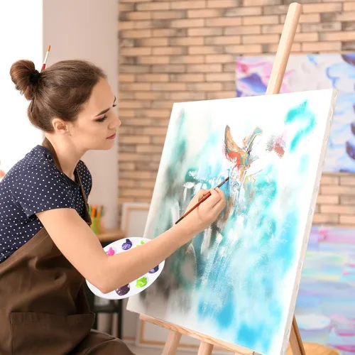 Vista 6 de Paletas de pintura a granel de plástico a granel, bandeja redonda de pintura de acuarela para niños, adultos, estudiantes, escuela, manualidades