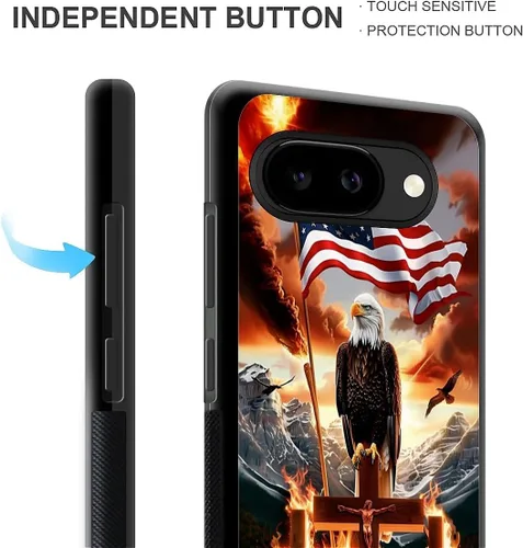 Vista 384 de Compatible con Google Pixel 4A 5G Mobile Case Creative Acrylic Panel trasero Silicona Protección Grip especialmente diseñado para Google Pixel 4A 5G