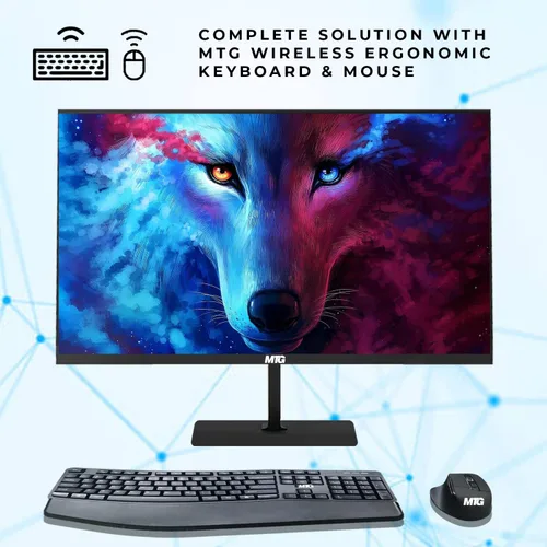 Vista 3 de TechMagnet Computadora de escritorio todo en uno, Cheetah 4, Intel Core i3 4ª generación de 2.9 GHz, 8 GB DDR3, SSD de 120 GB, LED de 22 pulgadas