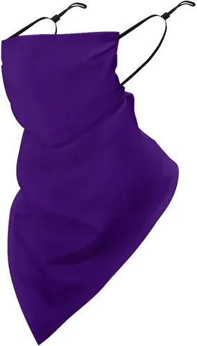 Vista 26 de Bufanda triangular reutilizable con cinta elástica para las orejas, protección solar UV