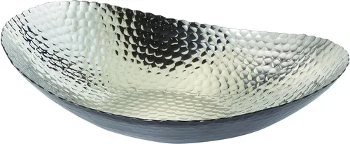 Vista 9 de Elegance Cuenco ovalado, 14.75 x 11 pulgadas, negro/cobre