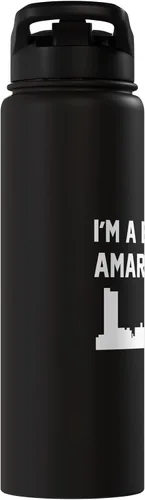 Vista 4 de I'm A Big Deal In Amarillo Stainless Steel Insulated Water Bottle
