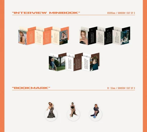 Vista 4 de JIHYO TWICE - ZONE (1er mini álbum) CD+Beneficio de preventa+Póster plegado (Y ver, 1 póster plegado)