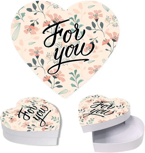 Vista 41 de Andaz Press Caja en forma de corazón para el día de San Valentín con tapa, divertida caja reutilizable en forma de corazón para tocino, caja de Bacon