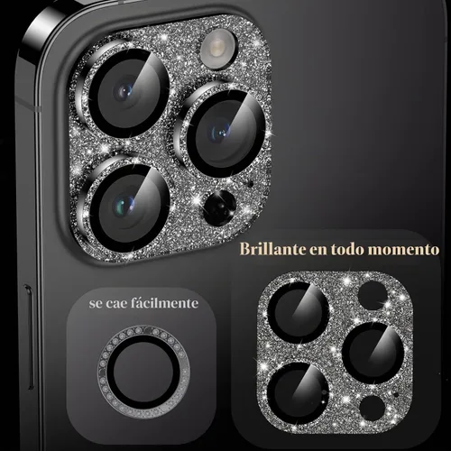 Vista 4 de YWXTW Protector de lente de cámara para iPhone 13 Pro/iPhone 13 Pro Max, [Diseño Brillante de 4.ª Generación Nuevo] Protector de pantalla de lente