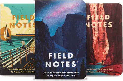 Vista 13 de Field Notes: Paquete Original de Kraft de 3 - Papel Mixto (1 Gráfico/Cuadrícula, 1 Rayado/Lineado, 1 Liso/Blanco) Cuadernos de Notas - Cuadernos