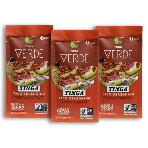 Vista 11 de Todo Verde Paquetes de condimentos, sabores premium, curados por chef, dulces, ahumados y picantes, sin ingredientes artificiales, veganos y sin