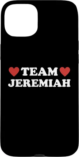 Vista 9 de Team Jeremiah I Love Jeremiah I Heart Jeremiah Case for iPhone 17