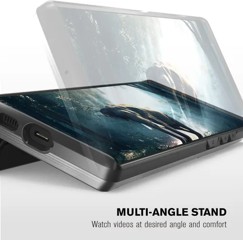 Vista 4 de VENA Funda tipo cartera compatible con Samsung Galaxy S22 Ultra (2022), vCommute (protección contra caídas de grado militar), funda de cuero