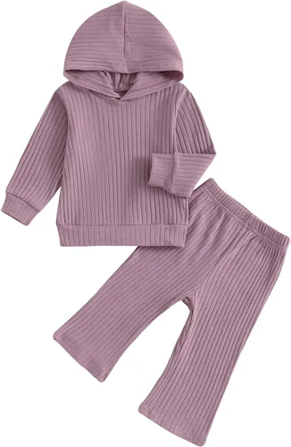 Vista 25 de Ropa de Otoño e Invierno para Niña Pequeña Sudadera con Capucha Estampada de Leopardo y Pantalones Conjunto de Chándal de 2 Piezas Negro A