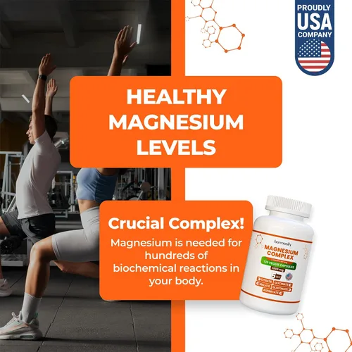 Vista 6 de Citrato de glicinato de magnesio, malato y aspartato gluconato, fórmula 5 en 1, 120 cápsulas vegetales purificadas, 1000 mg, sin gluten, sin OMG, 60