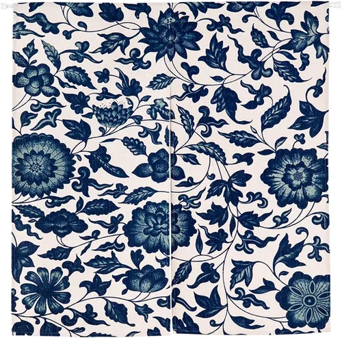 Vista 7 de Tapiz japonés Noren para puerta, moderno pájaro, hecho a mano, cortina de puerta, divisor de habitación para decoración del hogar, 33 x 35 pulgadas