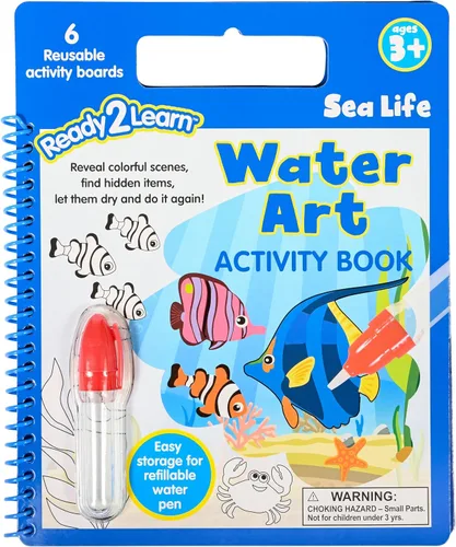 Vista 10 de Libro de Actividades de Arte con Agua Ready 2 Learn Dinosaurios 6 Escenas Sin Desorden Libro de Colorear con Agua Reutilizable Aprende