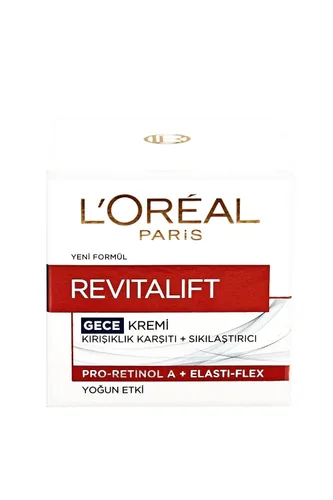 Vista 2 de L'Oreal Paris Dermo-Expertise RevitaLift Crema de Noche, Incienso, 1.7 fl