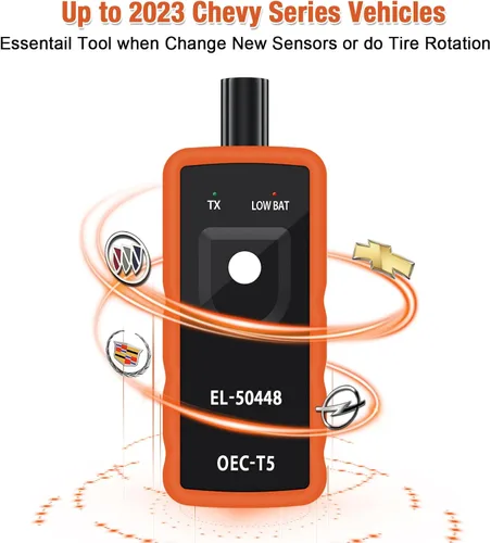 Vista 3 de JDIAG EL-50448 Herramienta de restablecimiento TPMS para el sistema de monitoreo de presión de neumáticos automático de GM, sensor de activación