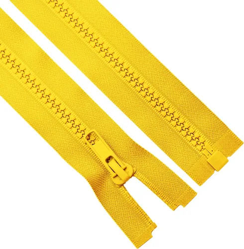 Vista 15 de Sawoake - 2 cremalleras separadoras #5 de 6 pulgadas para coser abrigos, chaqueta con cremallera, cremalleras de plástico moldeado negro a granel