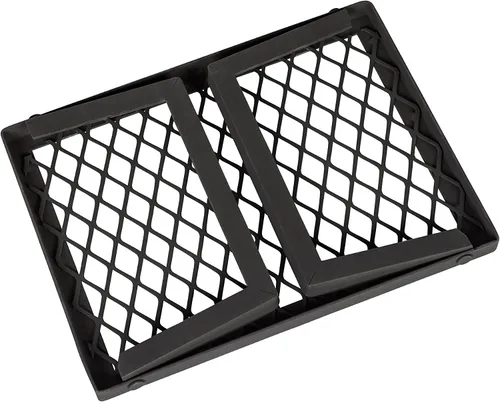 Vista 3 de Amazon Basics Rejilla de Parrilla de Camping Portátil Extra Resistente para Cocinar en Fogatas, Negro