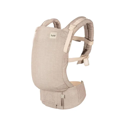 Vista 18 de Baby Tula Portabebés con panel de lino libre de crecimiento, ajustable, cómodo, portabebés de recién nacidos a niños pequeños - Ajuste ergonómico