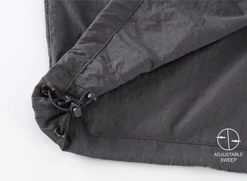 Vista 7 de Chaqueta de lluvia con capucha Anorak con capucha y resistente al agua para hombre