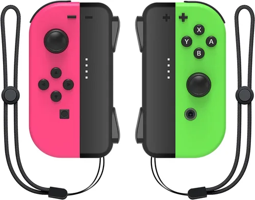 Vista 6 de MENEEA Conector de mango de juego compatible con Nintendo Switch para Joy Con y Switch modelo OLED compatible con Joy Con, mango de gamepad 5 en 1