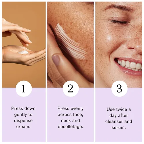 Vista 4 de LilyAna Naturals Crema facial de retinol antienvejecimiento para mujeres, crema antiarrugas y cuello para reafirmar, hidratante de retinol para cara