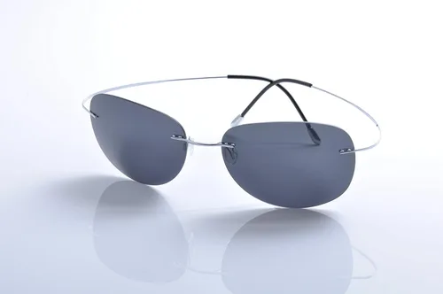 Vista 7 de De Ding gafas de sol polarizadas titanio sin montura