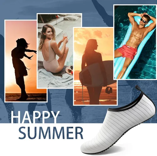 Vista 7 de ATHMILE Zapatos de agua de secado rápido para natación, playa, yoga, deportes, camping, accesorios para piscina o parque para mujeres, hombres