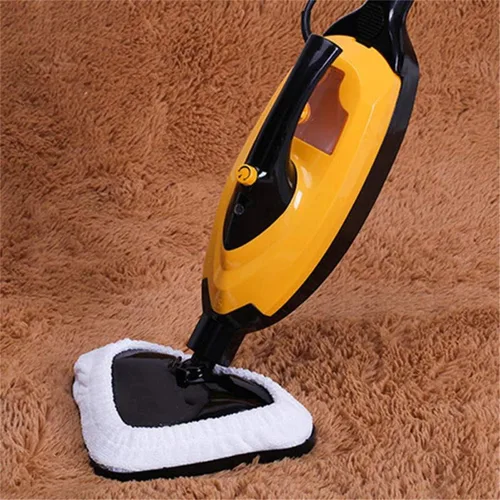 Vista 8 de 2 unids lavable Triangular vapor microfibra fregona pad cubierta reemplazo piso bonnets para H20 S302 X5