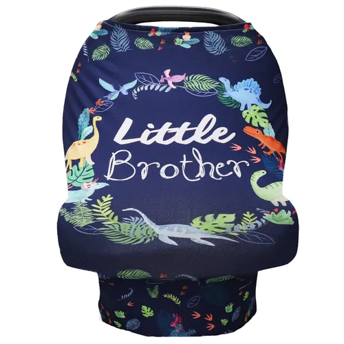 Vista 8 de Toldo para asiento de automóvil para bebé, fundas de asiento de automóvil con diseño de flores para recién nacido, fundas de cochecito infantil