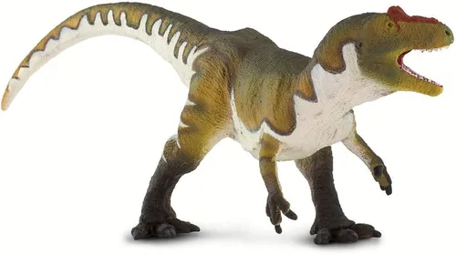 Vista 4 de Safari Ltd. Allosaurus - Figura de modelo realista de 9.5 pulgadas pintada a mano, juguete educativo de depredador jurásico para niños, niñas