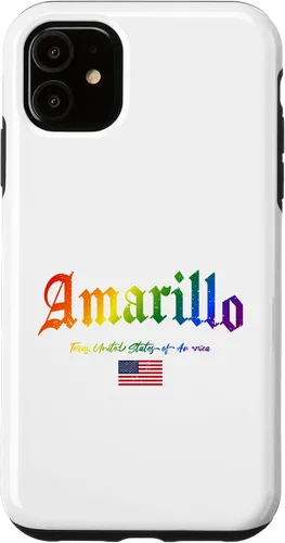 Vista 8 de iPhone 16 Amarillo Gothic Design Lgbtqai+ rainbow Version Case