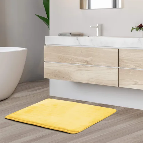 Vista 23 de Clara Clark Alfombra de Baño 24" x 17" - Alfombras de Baño, Tapete de Baño de Espuma Viscoelástica, Afelpado, Acogedor, Ultra Suave, Antideslizante