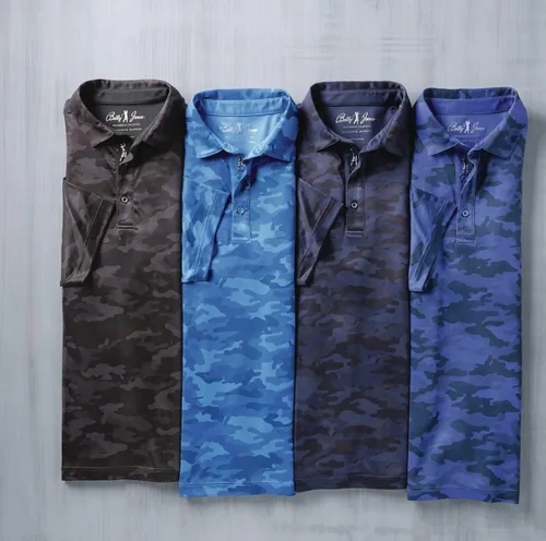 Vista 8 de Bobby Jones Ropa de golf - Performance RTJ Special Operations Polo de golf de manga corta para hombre