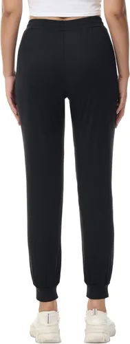 Vista 3 de ZTN Pantalones deportivos con cordón para mujer, pantalones deportivos para entrenamiento, senderismo, casuales, ligeros, con puños cónicos